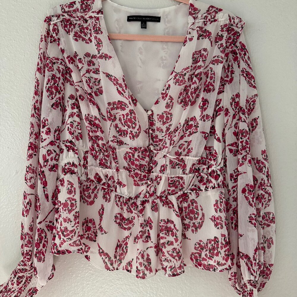 White House Black Market Blouse--Size M